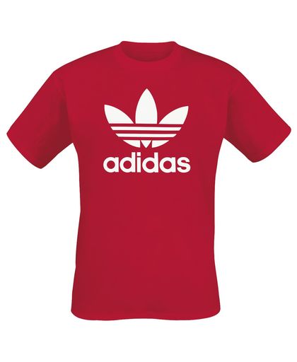 Adidas Trefoil T-Shirt T-shirt rood-wit