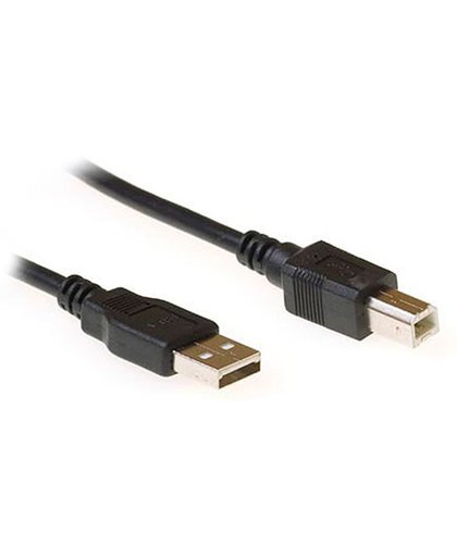 Ewent EC2403 3m USB A USB B Mannelijk Mannelijk Zwart USB-kabel