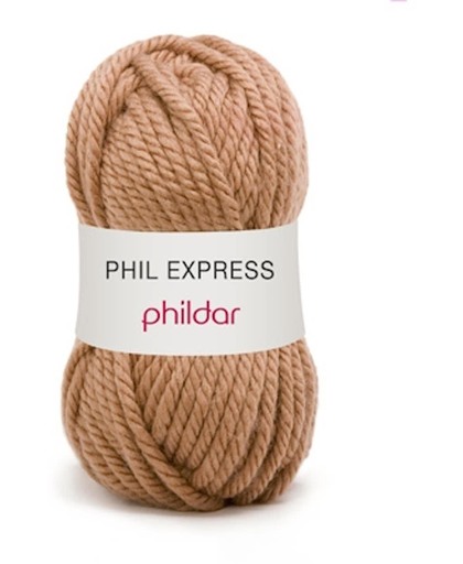 Phil Express, kleur camel, pak 5 bollen