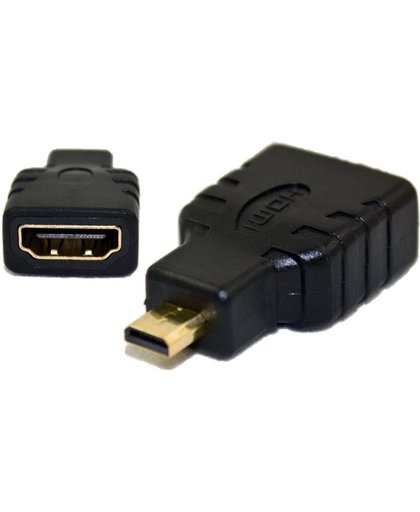 Micro HDMI naar HDMI Adapter 1080P Gold Plated