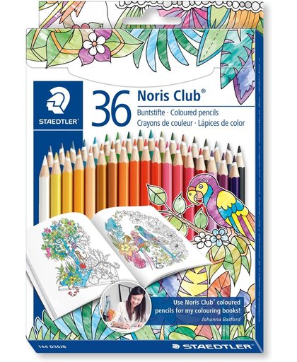Noris Club kleurpotlood - set 36 kleuren in speciale editie