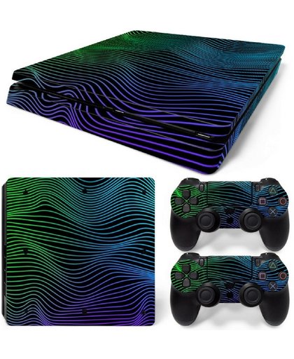 Brainwaves - PS4 Slim Console Skins PlayStation Stickers