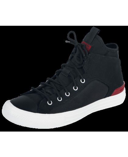 Converse Chuck Taylor All Star Ultra - Mid Sneakers zwart-rood