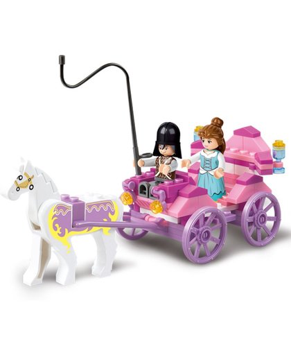 Paard en wagen, compatibel met lego, 99-delig