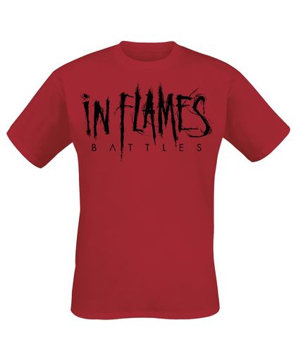 In Flames Battles Logo T-shirt rood