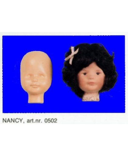 Sissy Poppen Masker "Nancy" Hoofdomvang 31 cm. 4 STUKS.
