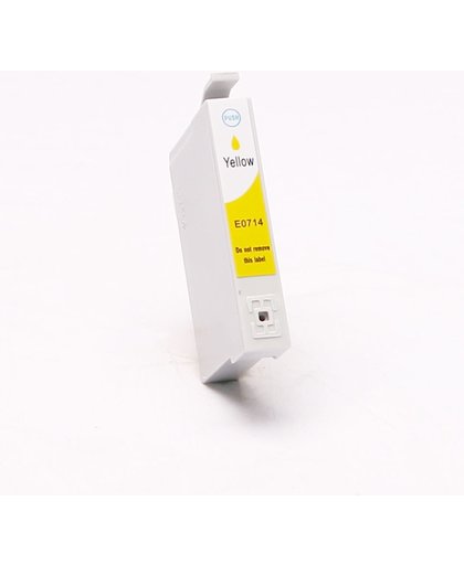 Toners-kopen.nl Epson C13T071440 T0714 geel  alternatief - compatible inkt cartridge voor Epson T0714 geel