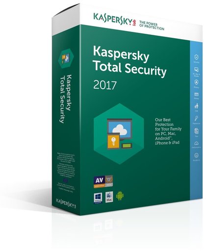 Kaspersky Lab Total Security 2017 Base license 10gebruiker(s) 1jaar Engels