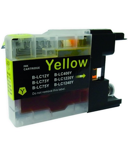 SecondLife Inkjets SecondLife inkt cartridge geel voor Brother LC-1240Y