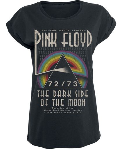 Pink Floyd Dark Side - Circle Girls shirt zwart