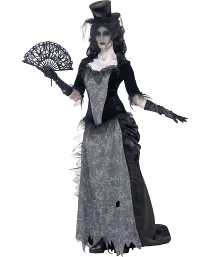 Western verkleedkleding Zwarte weduwe geest | Maat M (40-42)