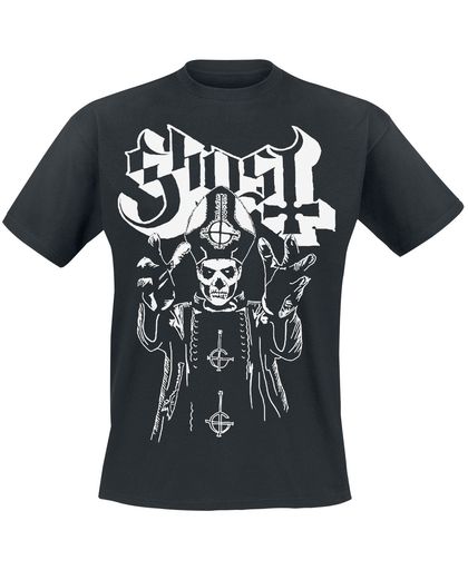 Ghost Pope&apos;s Wrath T-shirt zwart