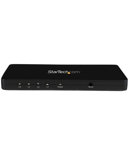 StarTech.com 4K HDMI 4-poorts videosplitter 1x4 HDMI-splitter met sterke aluminiumbehuizing 4K 30 Hz