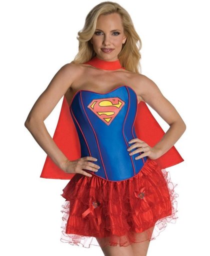 Supergirl Corset Dress Adult - S - 34/36