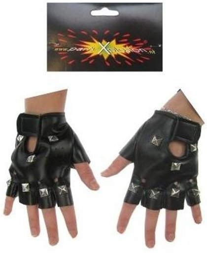 PartyXplosion - Handschoenen - Punker - Zwart