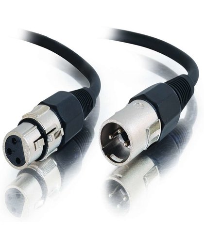 C2G 2m Pro-Audio XLR Cable M/F audio kabel XLR (3-pin) Zwart