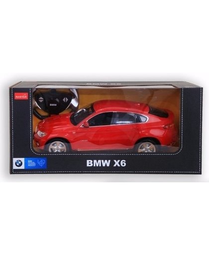 Radiografisch bestuurbare rode BMW X6 auto 1:14