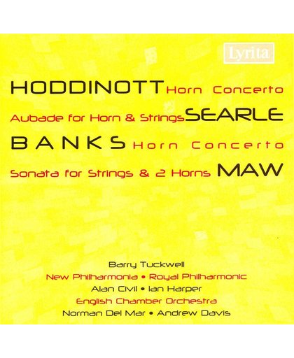 Horn Cto, Aubade For Horn & Strings, Sonata ...