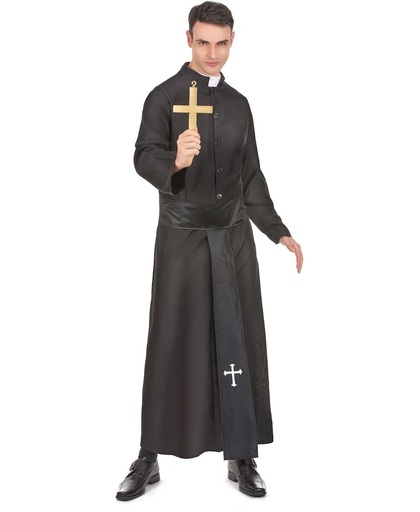 Priester kostuum voor mannen  - Verkleedkleding - XL