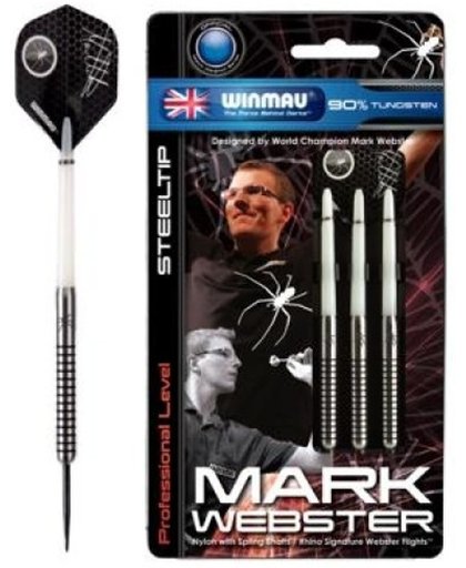 Winmau Mark Webster steeltip dartpijlen - 23 gram