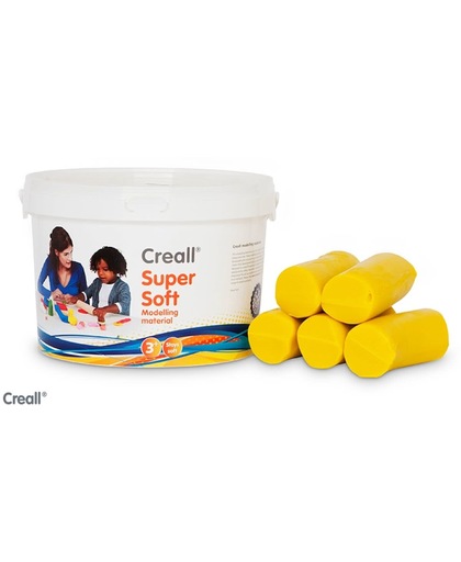 Creall Supersoft Klei geel
