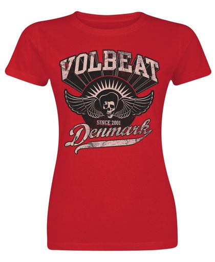 Volbeat Rise from Denmark Girls shirt rood