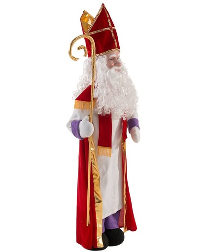 Grote stretch Sinterklaas, 120 cm