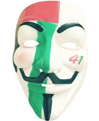 Italy V for Vendetta Masker / Italy Anonymous Masker / Italy Guy Fawkes Masker