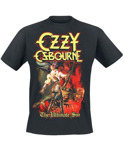 Osbourne, Ozzy Ultimate Sin Cover T-shirt zwart