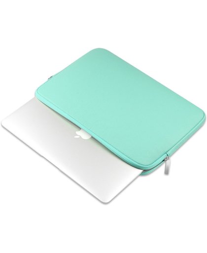 PU Lederen Skin Sleeve Voor de Apple Macbook Air 13 Inch - 13.3" Case - Bescherming Cover Hoes Kunst Leer - Grijs