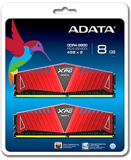 ADATA 8GB DDR4-2800 8GB DDR4 2133MHz Geheugenmodule