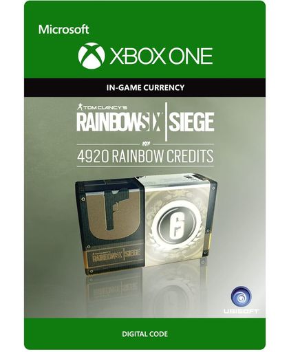 Tom Clancy's Rainbow Six Siege - Currency pack 4920 Rainbow credits - Consumable - Xbox One