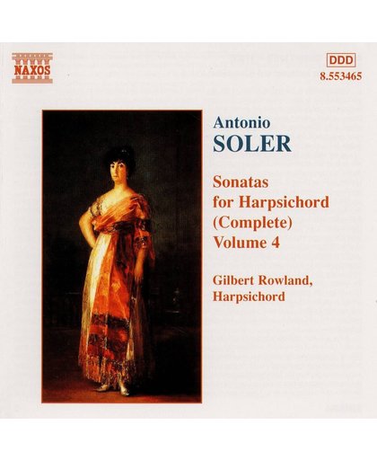 Soler: Sonatas for Harpsichord Vol 4 / Gilbert Rowland