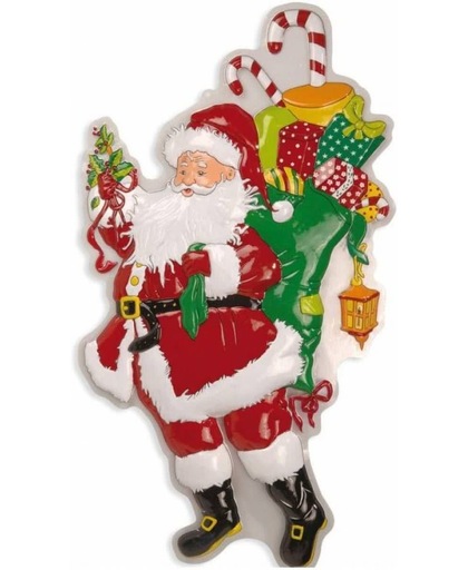 Kerstman Wanddecoratie met snoep 97cm
