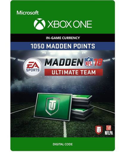 Madden NFL 18 - 1.050 Madden Ultimate Team Punten - Xbox One