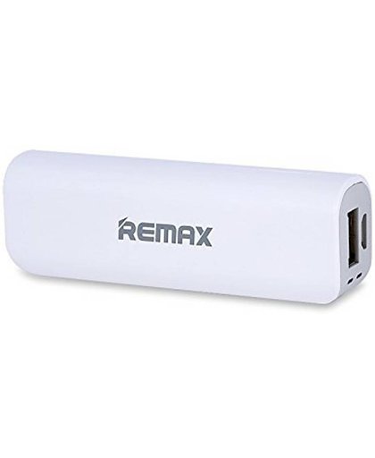 Remax Power Bank 2600 mAh Wit met USB Kabel