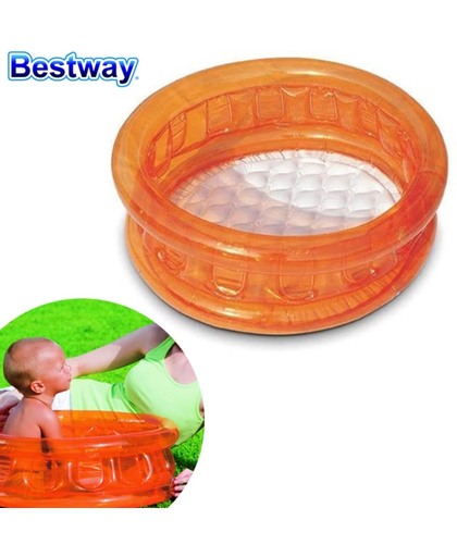 Bestway kinderzwembad - Baby zwembad - Baby badje - Opblaasbaar - Oranje