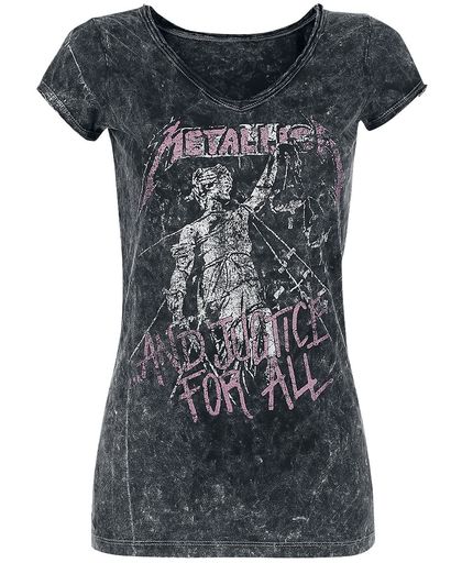 Metallica ...And Justice For All Girls shirt zwart