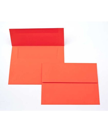 Basis Enveloppen, Oranje 13.0x9.2cm (50 Stuks) [EC309]