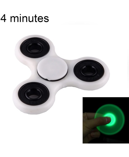 Fidget Spinner Toy Stress rooducer Anti-Anxiety Toy voor Children en Adults, 4 Minutes Rotation Time, Fluorescent licht, Hybrid Ceramic Bearing + POM materiaal(grijs)