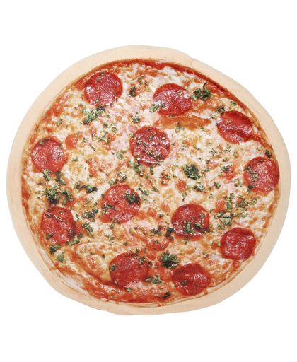 Pizza Decoratiekussen meerkleurig