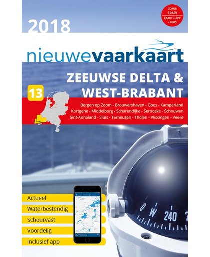 Nieuwe vaarkaart Zeeuwse Delta en West Brabant nr 13