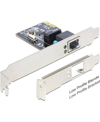 DeLOCK 89357 Intern Ethernet 1000Mbit/s netwerkkaart & -adapter