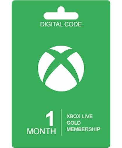 Microsoft Xbox Live Gold Abonnement 1 Maand - Xbox 360 + Xbox One