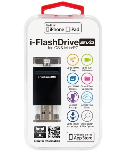 PhotoFast i-FlashDrive EVO - USB-stick - 64 GB