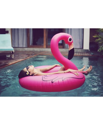 Inflatable Lovely Flamingo|Opblaasfiguur|Waterspeelgoed|Roze Flamingo|Opblaasbare zwemband