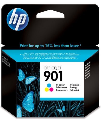 HP 901 originele drie-kleuren inktcartridge