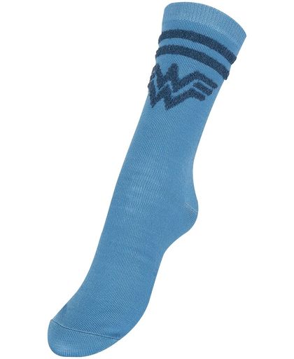 Wonder Woman Logo Sokken blauw