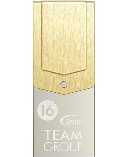 Team Group M161 16GB USB 3.0 (3.1 Gen 1) USB-Type-A-aansluiting USB Type-C-connector Goud, Zilver USB flash drive