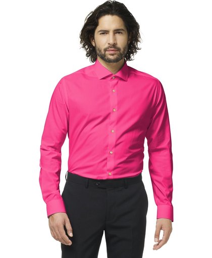 OppoSuits Mr. Pink Overhemd voor Heren (Roze) - Zakelijke en Vrijetijds Overhemden voor Mannen, Meerdere Kleuren Beschikbaar